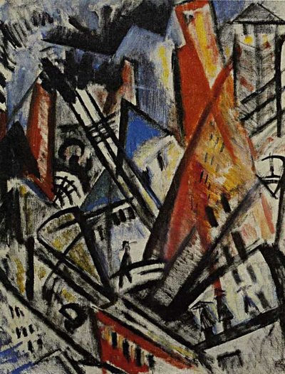 Stadtansicht von Olga Rozanova